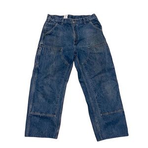 Vintage Carhartt reinforced knee workwear jeans